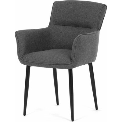 Autronic DCH-J2159 GREY2 šedá látka černý matný lak kovové nohy