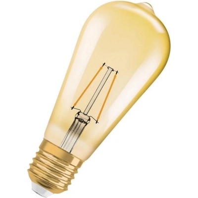 Osram LED žárovka Vintage 1906 E27 2,5W 20W teplá bílá 2000K Retro Filament Gold Edison