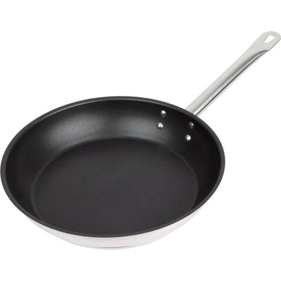 Gastrofans Nerezová pánev Vogue s nepřilnavým povrchem Teflon Platinum Plus - Ø 28 cm