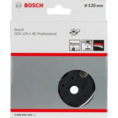 BOSCH Brusný talíř, střední, 125 mm 2608000349