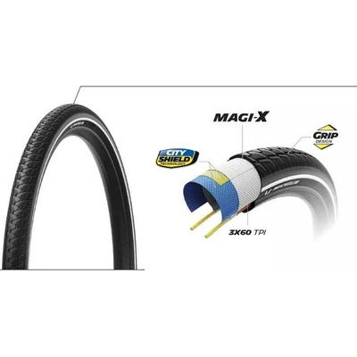MICHELIN CITY TOURING 27.5X2.00 COMPETITION LINE KEVLAR E-50 (684544) Množ. Uni