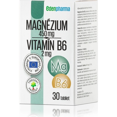 EDENPharma Magnézium B6 MEGA 30 ks