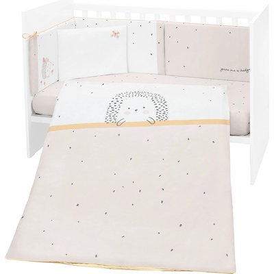 KikkaBoo Бебешки спален комплект 6 части 70/140 Hedge-hugs (41101060138)