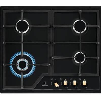 Electrolux EGS6436RK Černá Vestavěné Plynový 4 zóna/zón