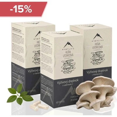 Hrotlife Hliva ustricová s vitamínom C pre deti 180 kapsúl