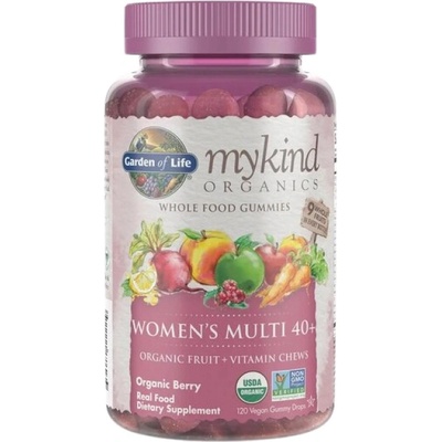 Garden of Life Mykind Organics | Women's Multi 40+ Gummies [120 желирани бонбони] Горски плодове