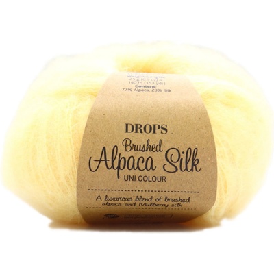 Drops Brushed Alpaca Silk UNI 30 žlutá
