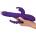Sweet Smile Thrusting Pearl Triple Vibrator Purple