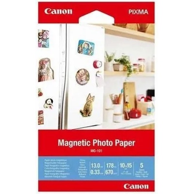 Canon Фотохартия Canon Magnetic Photo Paper MG-101, 10x15 cm, 5 листа (3634C002AA)