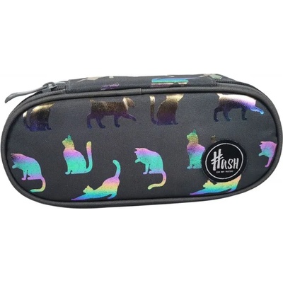 Astra Ученически несесер Astra - Hash, Ultraviolet Cats (AS505022080)