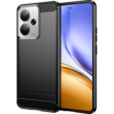 Carbon odolný gelový obal na Realme 14 5G/14T 5G - černý – Zboží Mobilmania