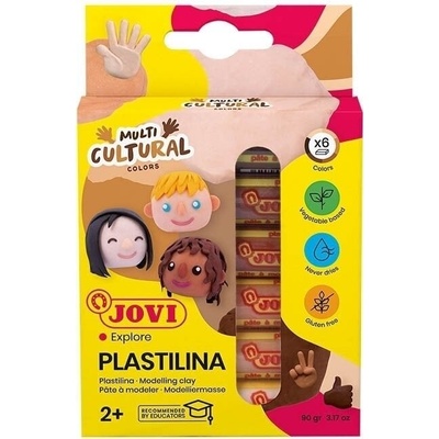 JOVI Plastilina Пластилин за деца Body 6 x 15 g (90/6M)