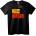 NOONEBRAND Тениска Криминале - 3XL, Black
