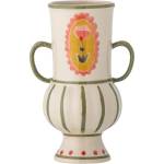 Bloomingville Бежова глинена ръчно рисувана ваза (височина 21 cm) Odina - Bloomingville (82061352)