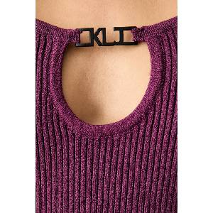 Karl Lagerfeld Jeans пуловер дамски с вискоза (B4W18006)