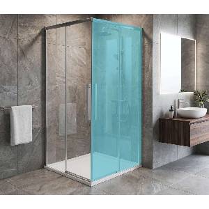 SAPHO Lux - Душ врата 80 см, прозрачно стъкло/хром GU2180CH (GU2180CH)