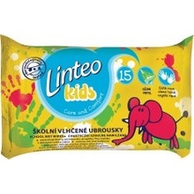 Linteo Kids vlhčené ubrousky školní 15 ks