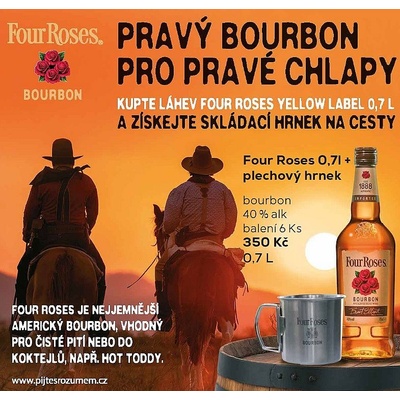 Four Roses 40% 0,7 l (karton placatka)