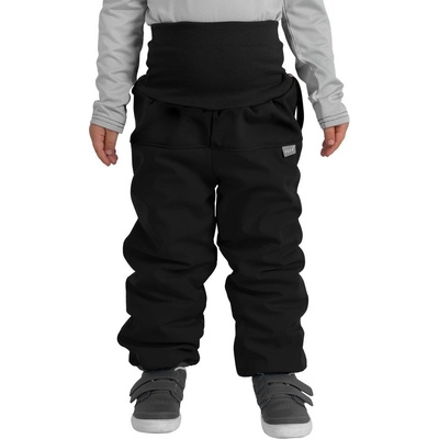 Unuo Batolecí softshellové oteplovačky s beránkem Plus Černá