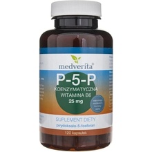 Medverita P-5-P koenzýmový Vitamín B6 25 mg 120 kapsúl