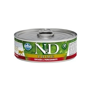 N&D Cat Prime Adult Chicken & Pomegranate 12 x 70 g