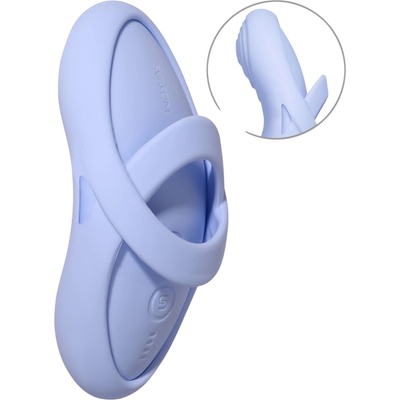 SVAKOM Echo 2 - интелигентен вибратор-пръст (син)