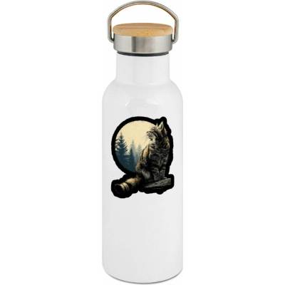 123TRIKO termoska Kočka divoká, linoryt 500 ml
