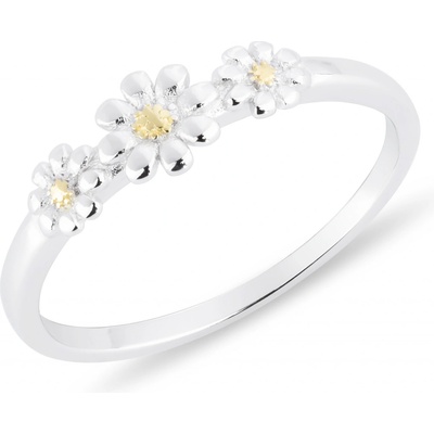 Olivie Dětský květinový prstýnek ze stříbra 4713