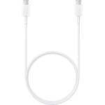 Samsung USB-C кабел за данни Samsung EP-DG980BWE USB-C/USB-C 3A 1м бял (на едро) (57983119296)