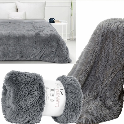 Eurofirany polyester strieborná Deka 200x220