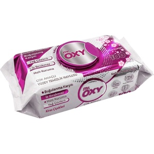 Mr. oxy, Многофункционални кърпички за повърхности - Черешов цвят, 100 бр