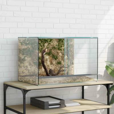 VidaXL Skleněné terárium 60 x 40 x 40 cm 9799.42020391