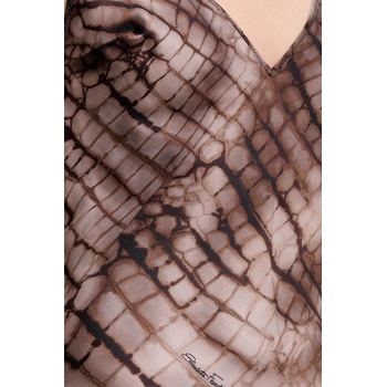 Elisabetta Franchi рокля бельо с вискоза (ABR3061E2)