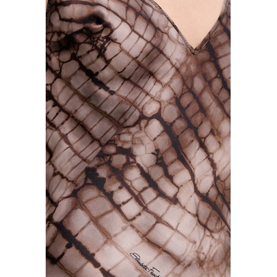 Elisabetta Franchi рокля бельо с вискоза (ABR3061E2)