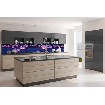 DIMEX ART s. r. o Фототапет за кухня - лилави градински светлини 350 x 60 см