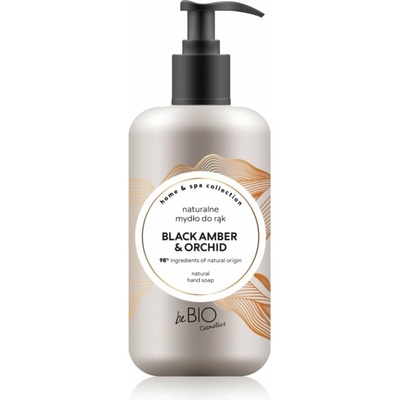 beBIO Home & Spa přírodní mýdlo na ruce Black Amber & Orchid 300 ml