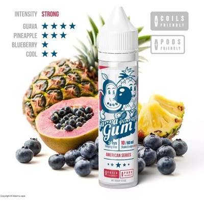 Adams vape Guava Pineapple Gum Shake & Vape 10 ml