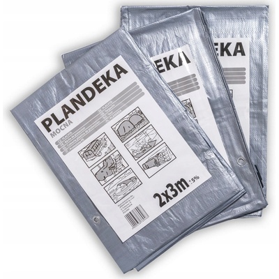 Wimar Plachta 110 g/m2 stříbrná 5x5 m