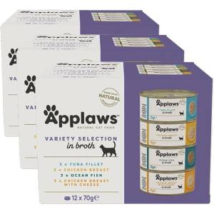 Applaws Variety Selection Консерва за котки, избор в бульон 36 x 70 г