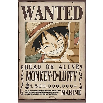 GB eye Plagát One Piece: Wanted Luffy