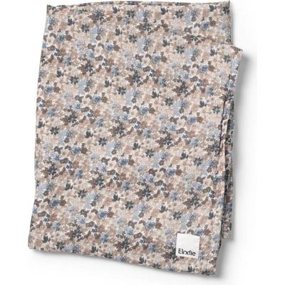 Elodie Одеяло от бамбуков муселин Elodie - Blue Garden, 80 x 80 cm (30350200414NA)