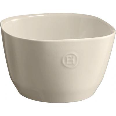 Квадратна керамична купа за салата EMILE HENRY Salad Bowl S - 19 х 19 см - екрю (EH 6592-02)