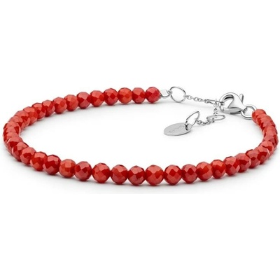 Gaura Pearls Korálový náramek Nuria korál 232-43B Červená
