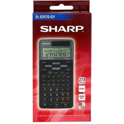 SHARP EL-531 TG-GY Vědecká 161x80x15MM 2572