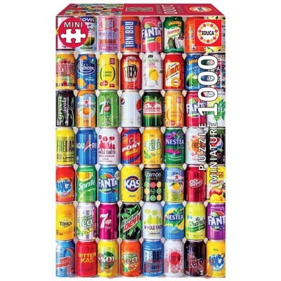 Educa Пъзел educa 19035 - 1000 части - Колекция кенчета, Миниатюра (edu19035)