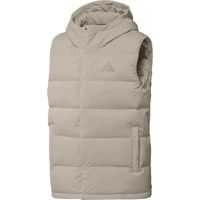 ADIDAS Потник Adidas Helionic Down Vest - Beige / Grey (Wonder Beige / Wonder Beige)