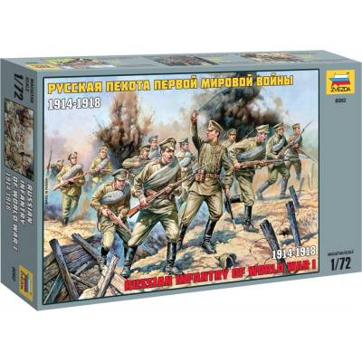 Zvezda Wargames WWII figurky 8082 Russian Infantry 1:72