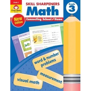 Skill Sharpeners: Math, Grade 3 Workbook (ISBN: 9781629389882)