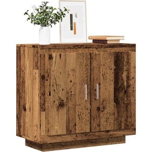 vidaXL Шкаф за хранене Old Wood 80x40x75 cm Инженерна дървесина (856862)