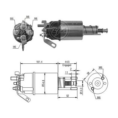 Spínač startéru 26211 Ford 2701E-11390-A